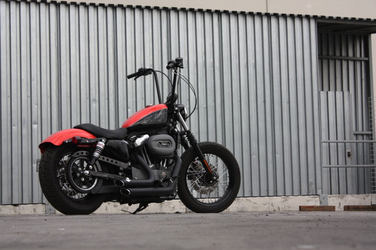 BURLY BRAND Guidon Narrow Bottom Ape Hanger de 1"