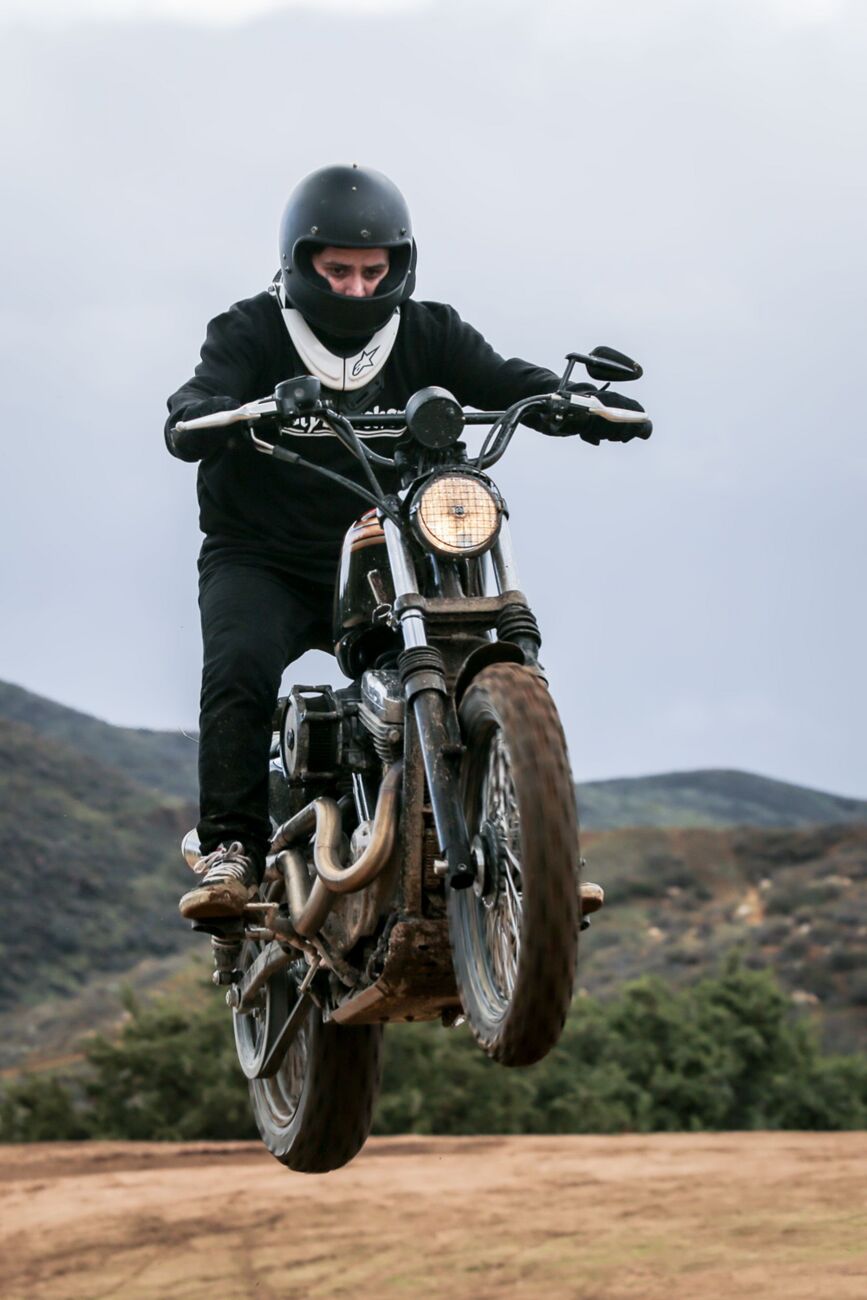BURLY BRAND Guidon Scrambler de 1"