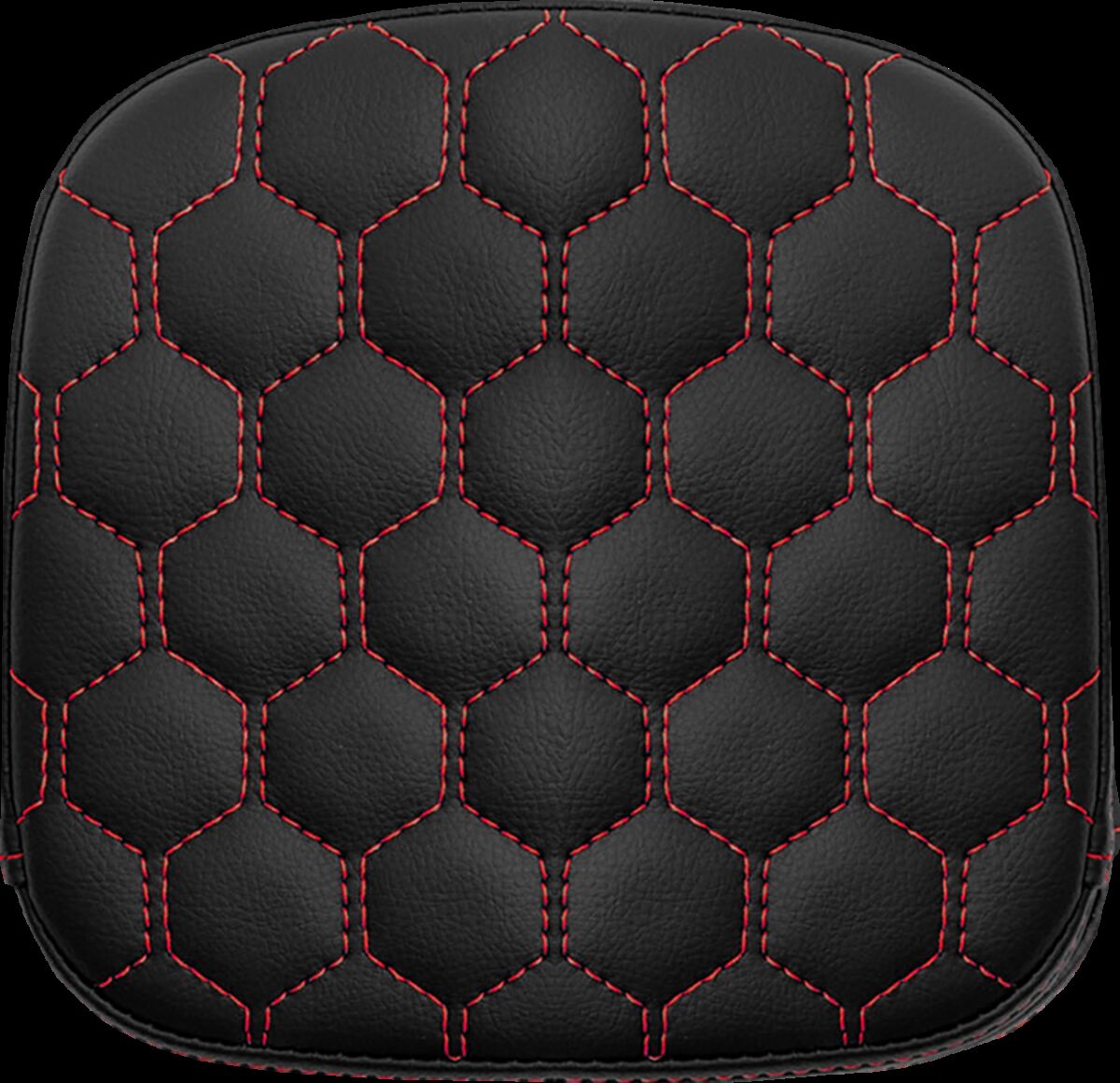 SADDLEMEN Pouf de sissy bar avec motif nid d’abeille