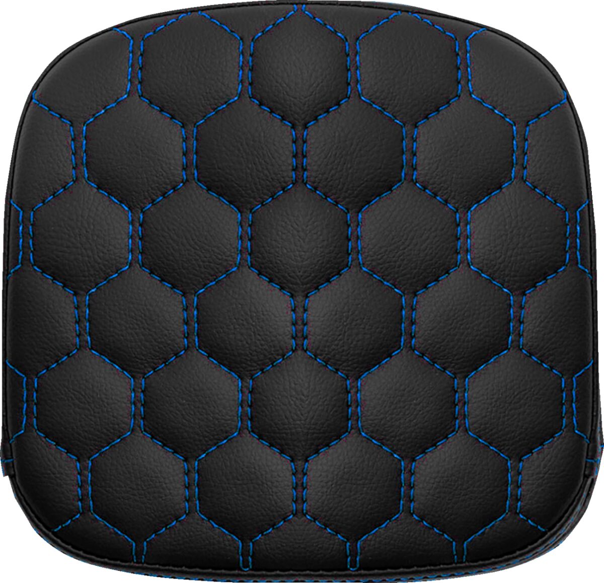 SADDLEMEN Pouf de sissy bar avec motif nid d’abeille