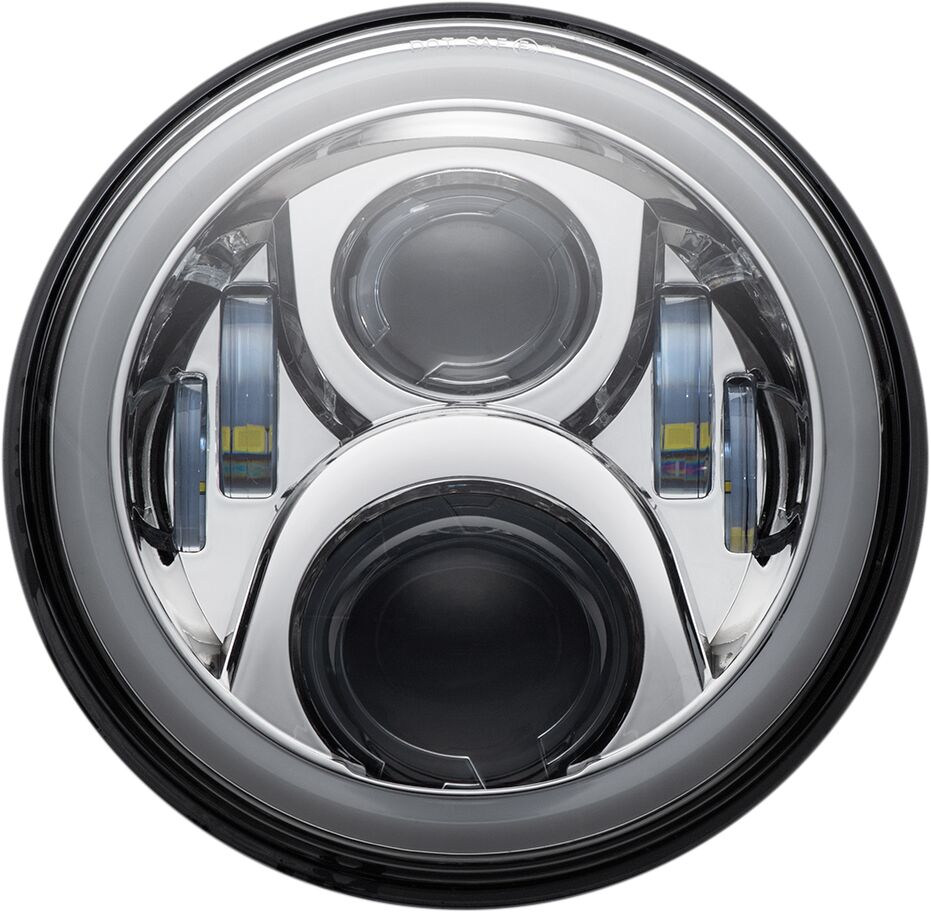 CUSTOM DYNAMICS 7" LED Halo Phare(s) with Mounting Anneau(x)