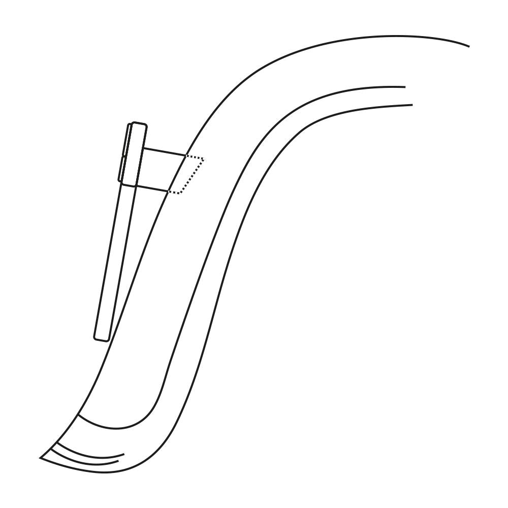 HEINZ BIKES Adaptateurs cubes de support pour plaque d'immatriculation