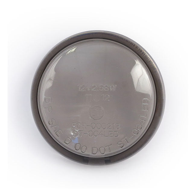 MCS - Lentille de clignotant fumée - Homologué - Harley-Davidson