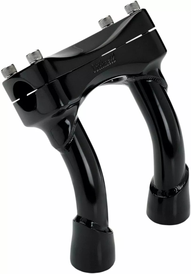 RISER CLUB STYLE BILTWELL 6-8-10-12 POUCES PULL BACK NOIR