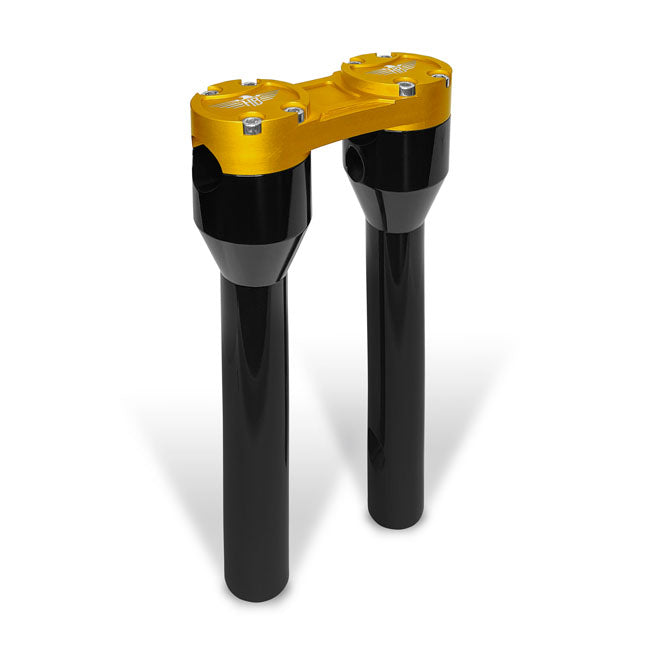 RISER CLUB STYLE HEINZ BIKES 8-10-12 POUCES DROIT ROUGE OR