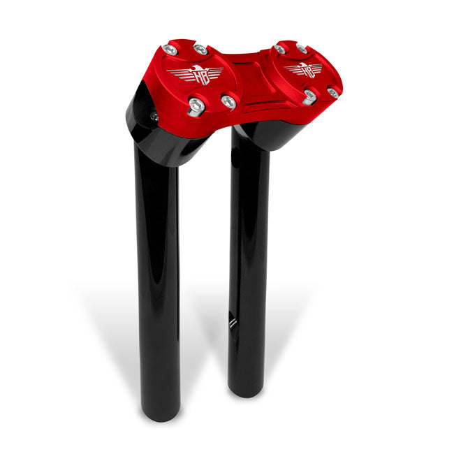 RISER CLUB STYLE HEINZ BIKES 6-8-10 POUCES PULL BACK ROUGE