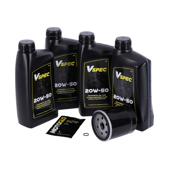 TOURING/FLT 86-98 - 20W50 SYNTHETIC / MINERAL - KIT VIDANGE MOTEUR