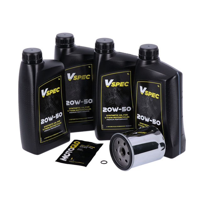 TOURING/FLT 86-98 - 20W50 SYNTHETIC / MINERAL - KIT VIDANGE MOTEUR
