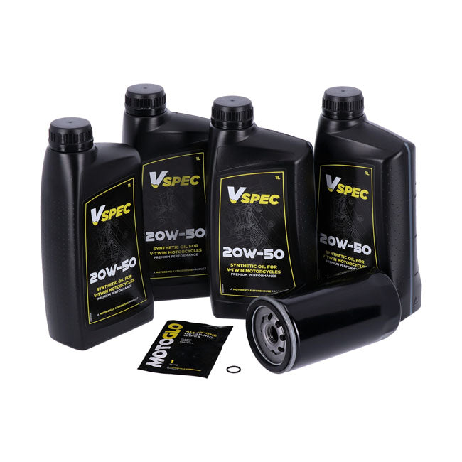DYNA 91-98 AVEC LONG FILTRE A HUILE - 20W50 SYNTHETIC / MINERAL - KIT VIDANGE MOTEUR