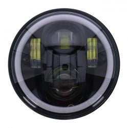 MCS - phare led homologué - 5 3/4" - halo
