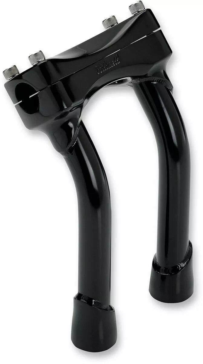 RISER CLUB STYLE BILTWELL 6-8-10-12 POUCES PULL BACK NOIR
