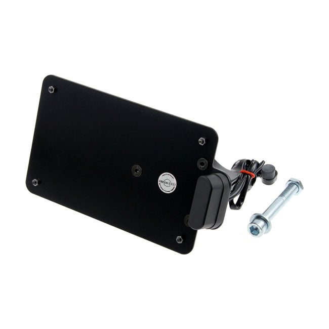 SPORTSTER SUPPORT PLAQUE LATERAL HOMOLOGUE HARLEY DAVIDSON LED INTEGREE CULT-WERK
