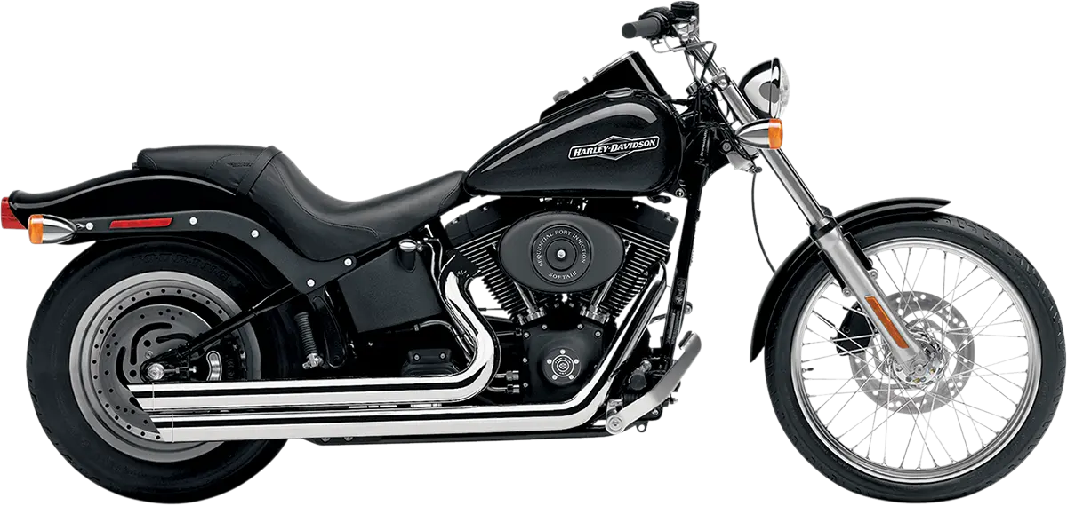 COBRA - Echappement Speedster slashdown - Softail 00-06 - chrome