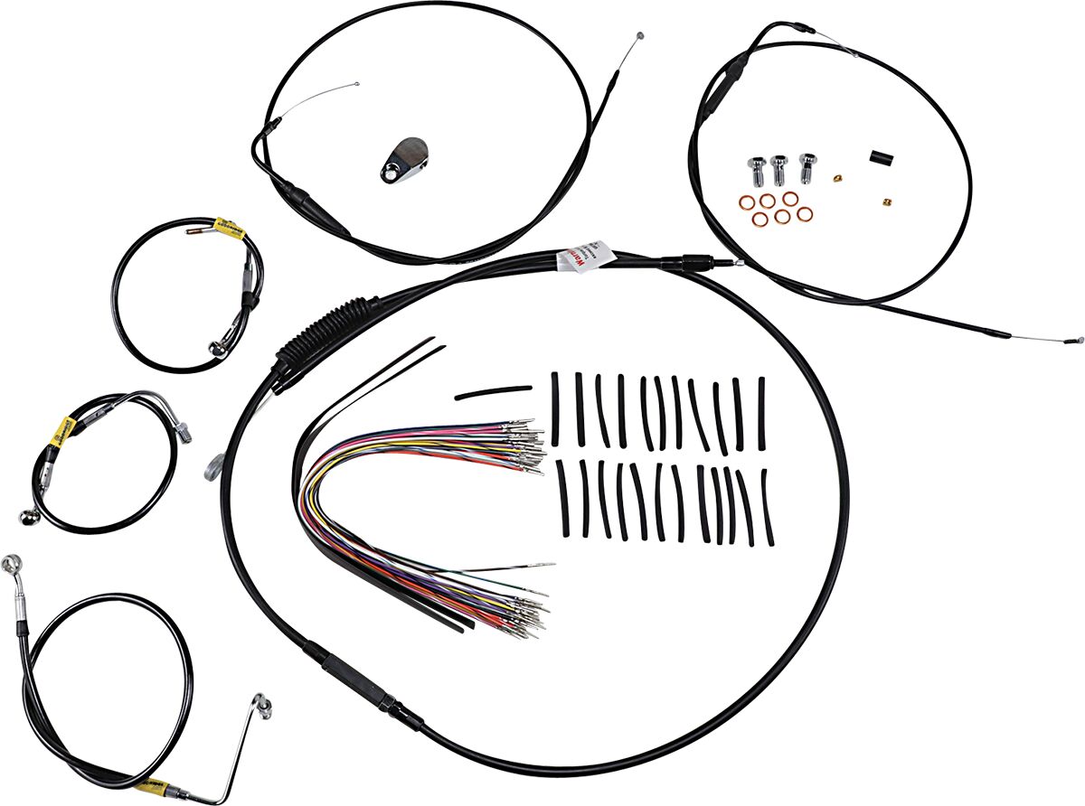 BURLY BRAND Kit de commande pour motos touring avec guidons Bagger