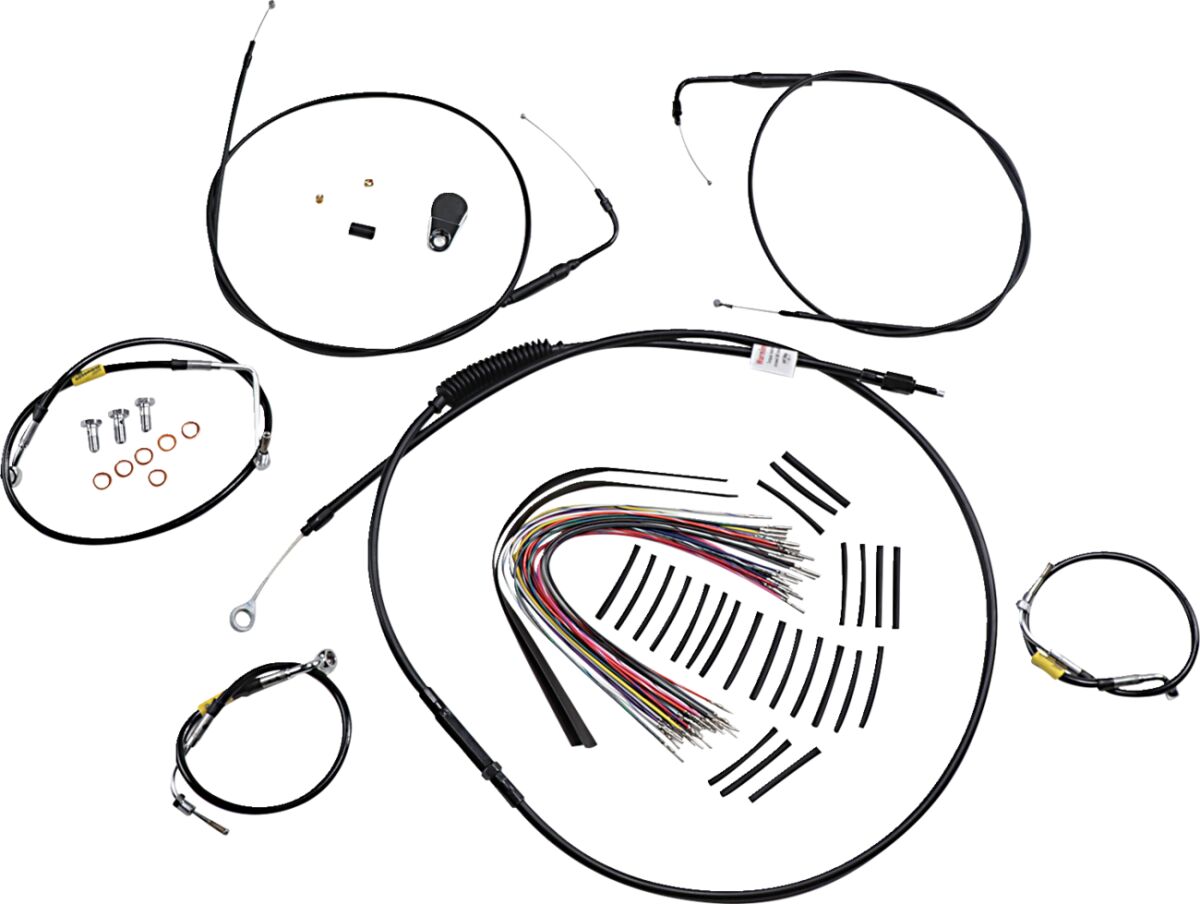 BURLY BRAND Kit de commande pour motos touring avec guidons Bagger