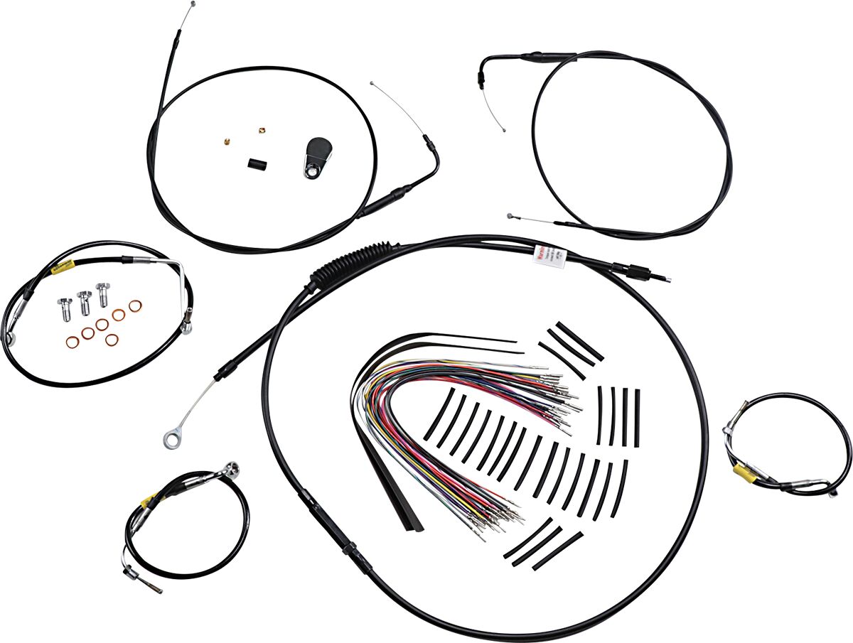 BURLY BRAND Kit de commande pour motos touring avec guidons Bagger