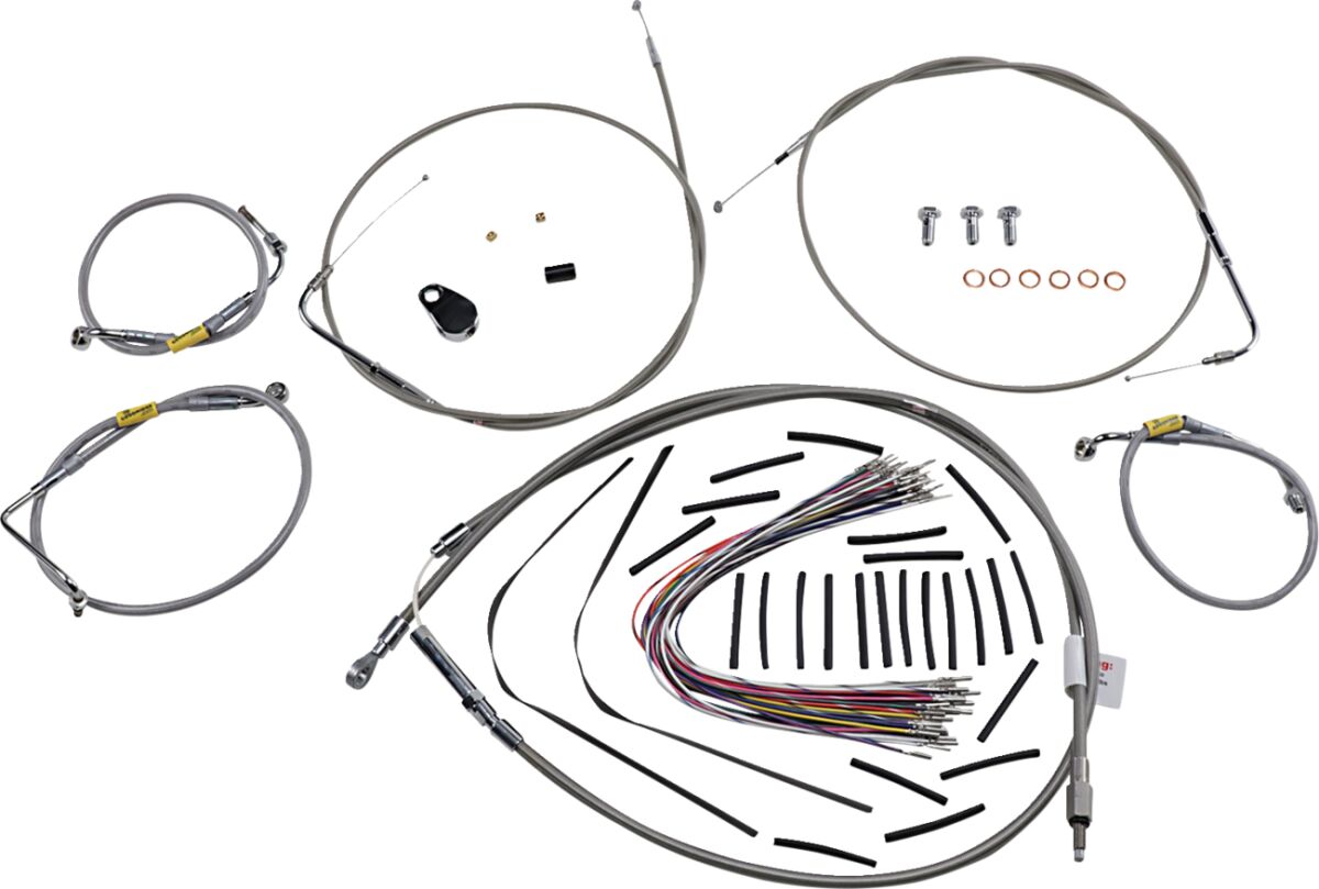 BURLY BRAND Kit de commande pour motos touring avec guidons Bagger