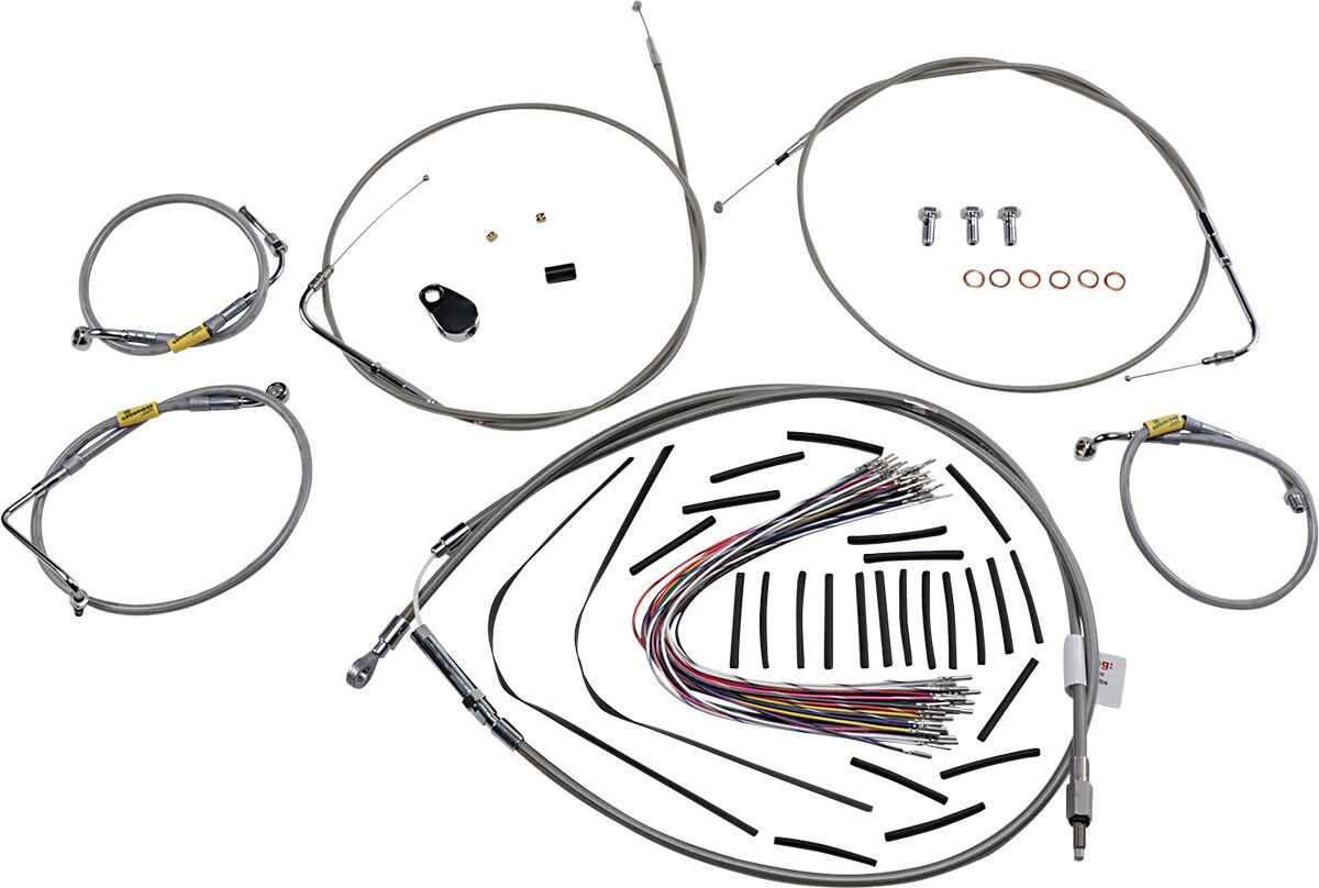 BURLY BRAND Kit de commande pour motos touring avec guidons Bagger