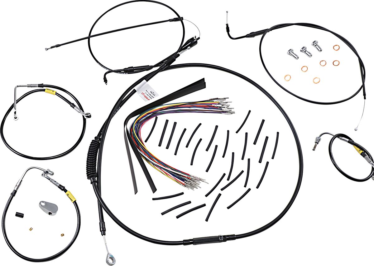 BURLY BRAND Kit de commande pour motos touring avec guidons Bagger