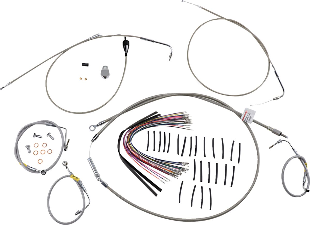 BURLY BRAND Kit de commande pour motos touring avec guidons Bagger