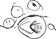 BURLY BRAND Kit câble de guidon et durite de frein rallongés pour Sportster avec ABS