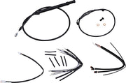 BURLY BRAND Kit câble de guidon et durite de frein pour guidons Burly Ape