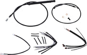 BURLY BRAND Kit câble de guidon et durite de frein pour guidons Burly Ape