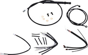 BURLY BRAND Kit câble de guidon et durite de frein pour guidons Burly Ape