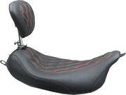MUSTANG Selle solo Wide Tripper™ avec dossier pilote amovible