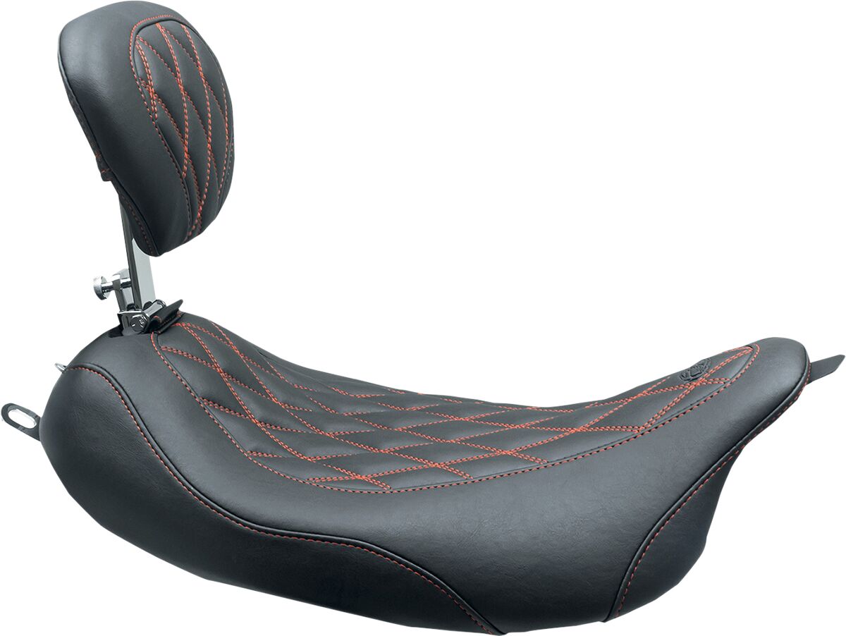 MUSTANG Selle solo Wide Tripper™ avec dossier pilote amovible