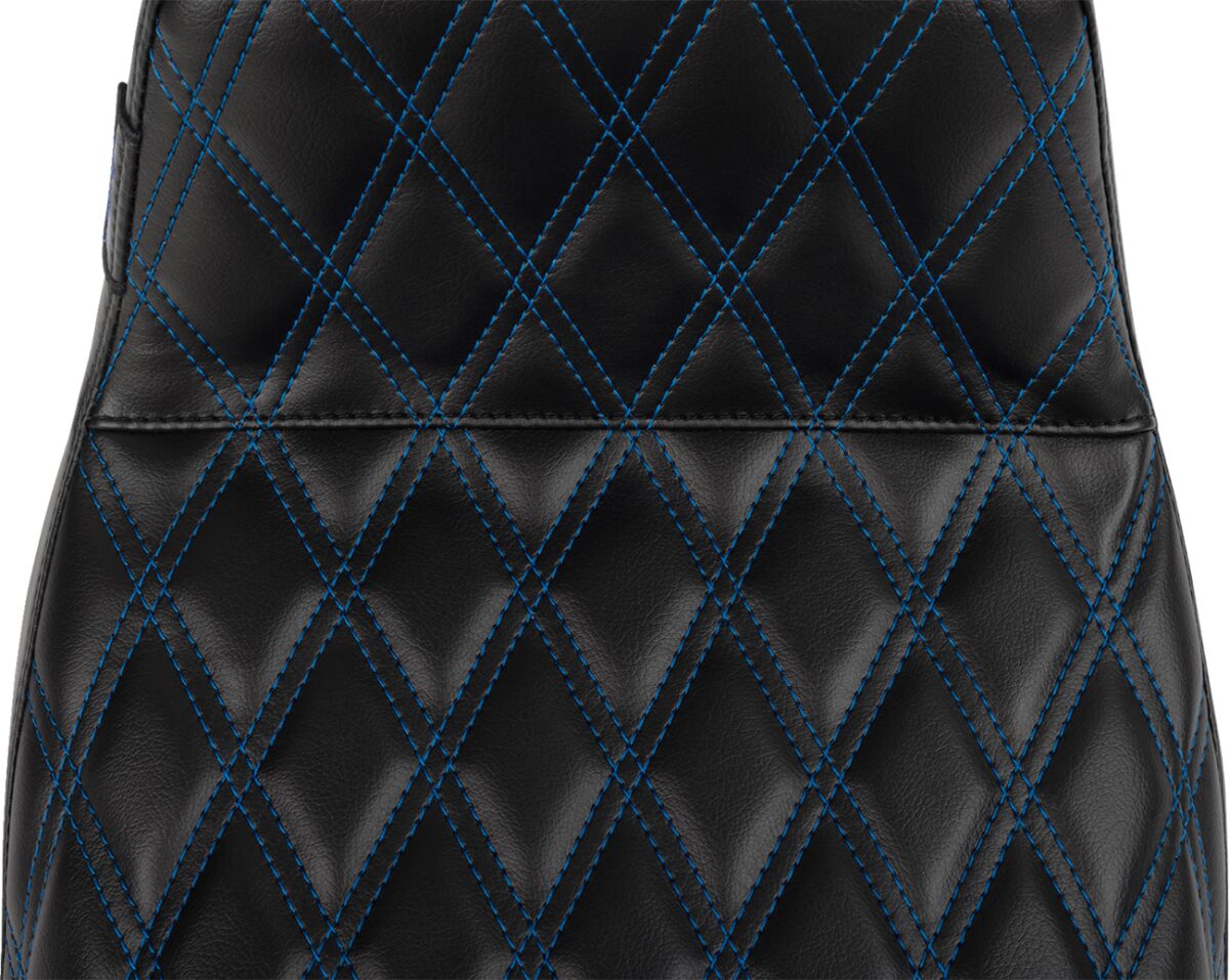 LE PERA Tailwhip Seat - DOUBLE DIAMOND - BLUE - FLHX/FLTR 23-UP