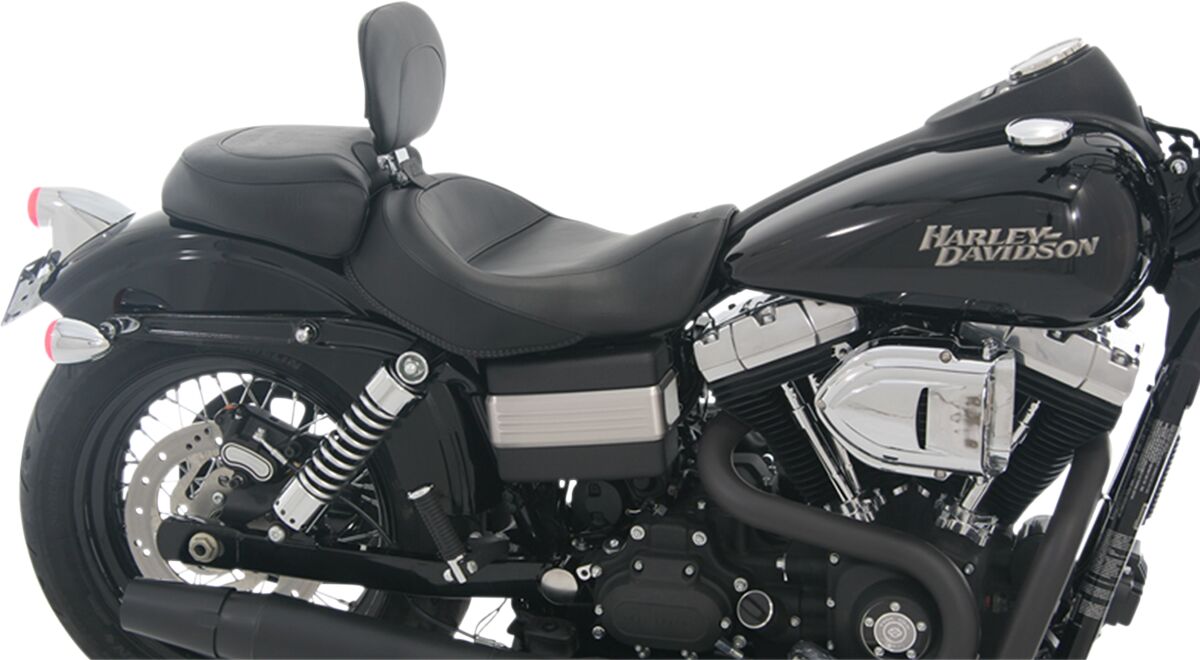 MUSTANG Selle solo large avec dossier amovible
