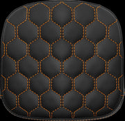 SADDLEMEN Pouf de sissy bar avec motif nid d’abeille