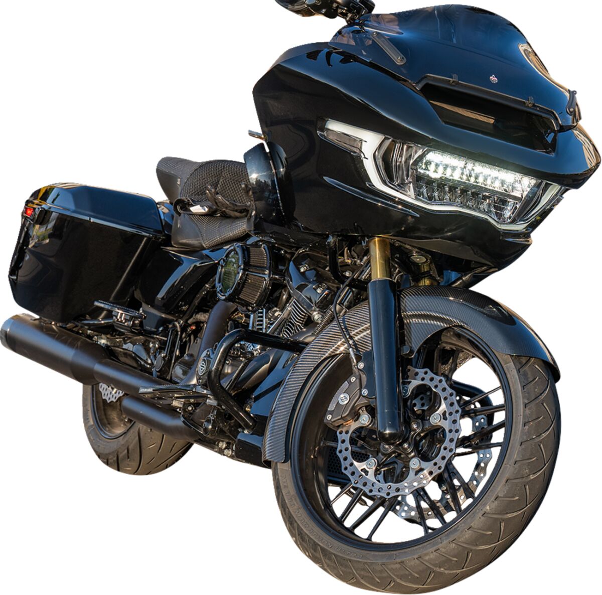 ARLEN NESS Garde-boue avant Fat Wrapper en fibre de carbone 21"