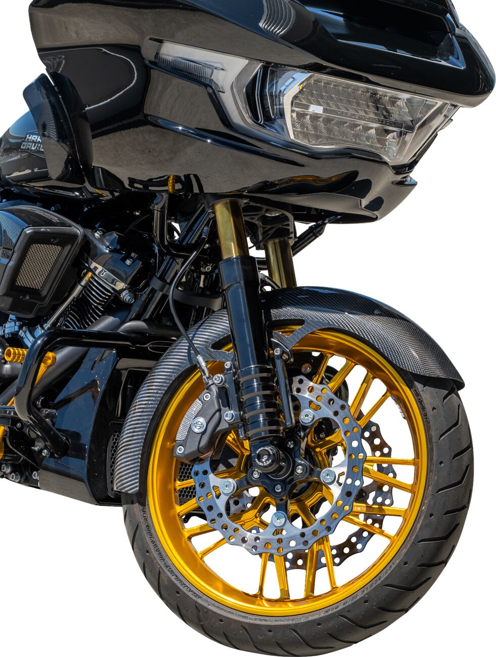 ARLEN NESS 19" Carbon Fiber Wrapper Front Fender