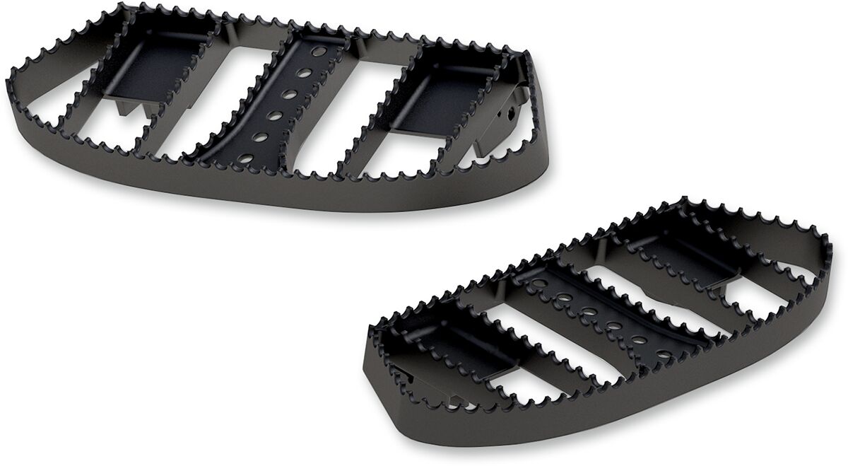 BURLY BRAND Platines repose-pieds pilote et passager style MX