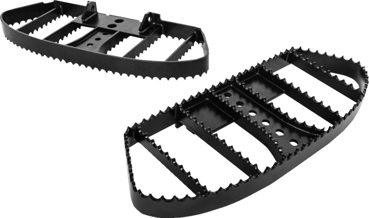 BURLY BRAND Platines repose-pieds pilote et passager style MX