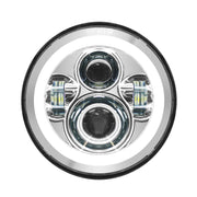 HOGWORKZ - Phare 7"LED Chrome HALOMAKER® - Touring - Softail