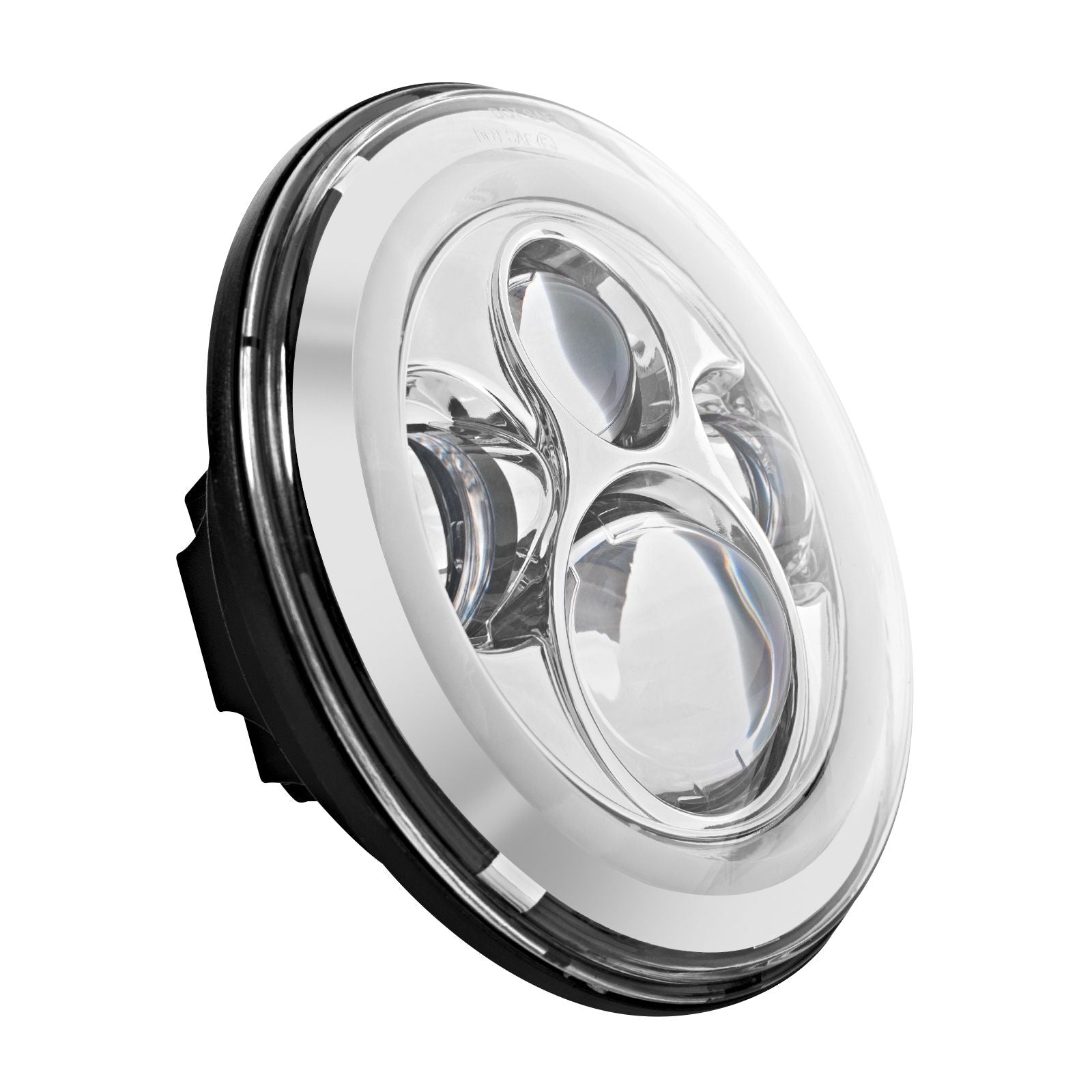 HOGWORKZ - Phare 7"LED Chrome HALOMAKER® - Touring - Softail