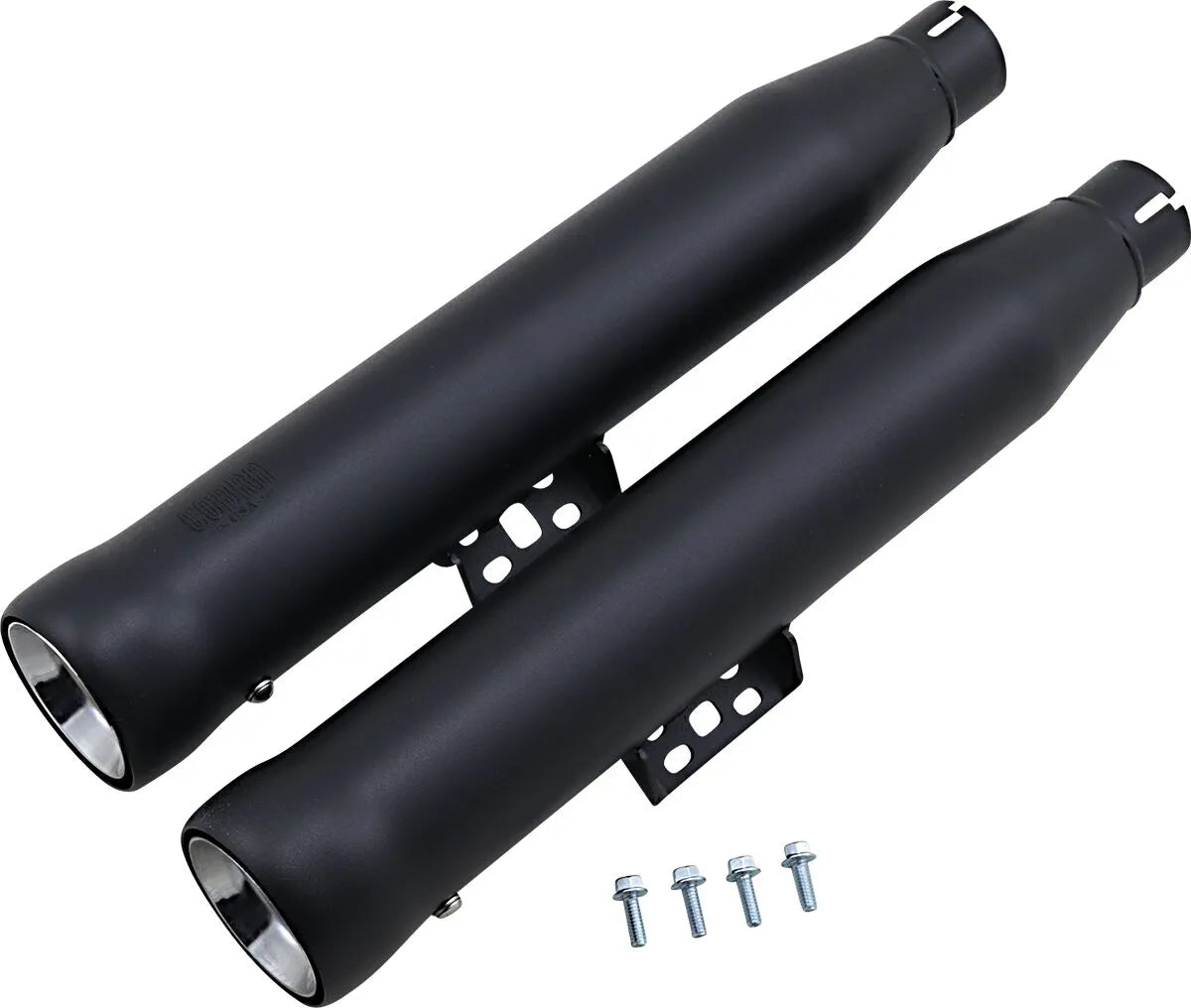 COBRA - NH Series Silencers - Softail Deluxe / Heritage Classic 18+ - Black or Chrome