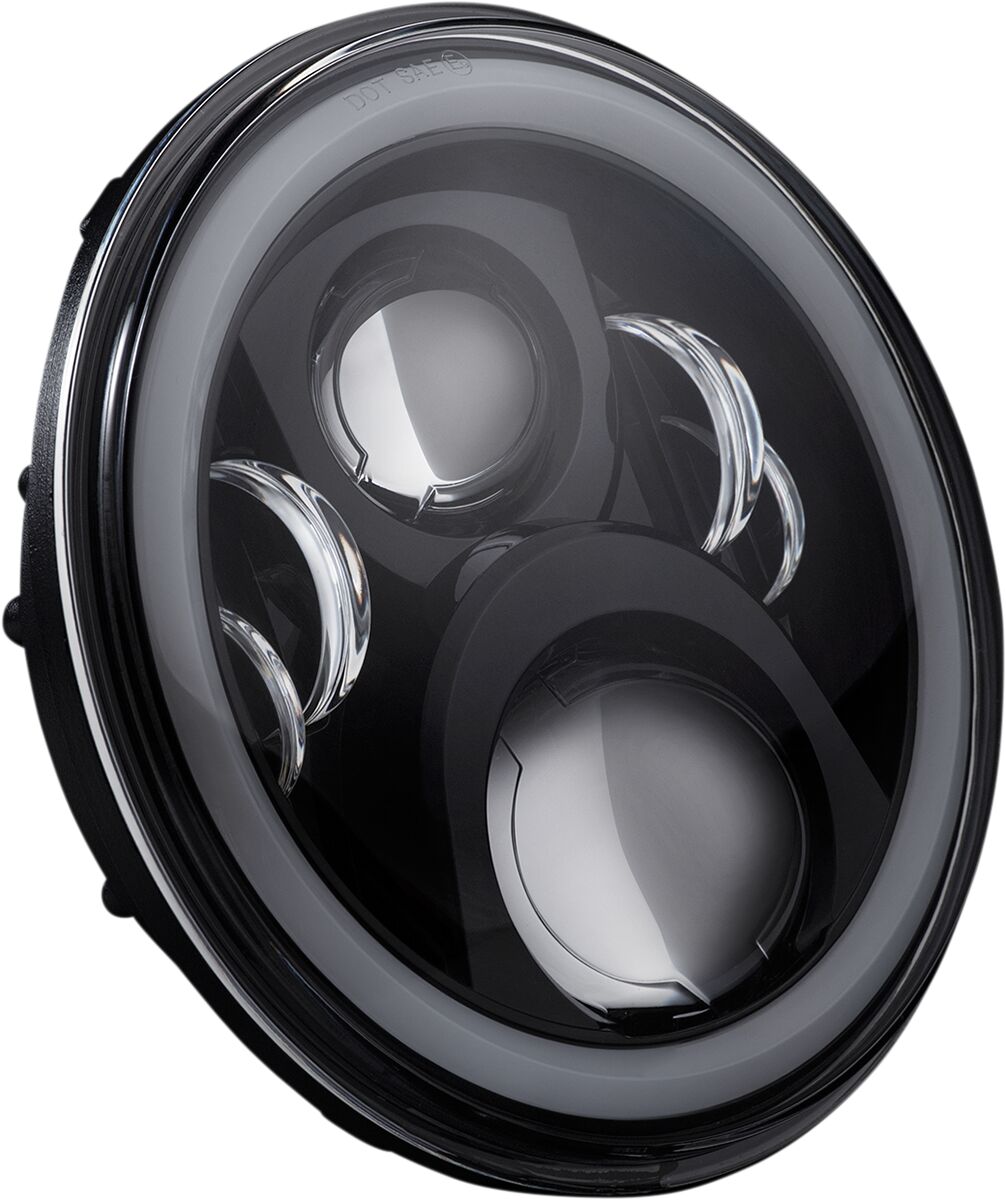 CUSTOM DYNAMICS 7" Halo Phare(s) with Touring Adaptateur