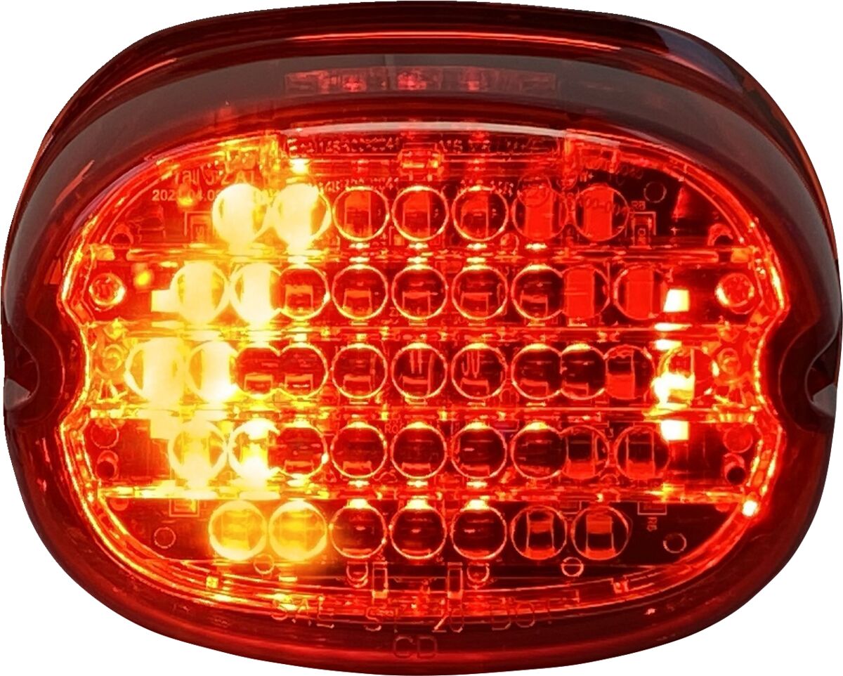 CUSTOM DYNAMICS Low Profile Feu(x) arrière à LED with Integrated Auxiliary Clignotant(s)