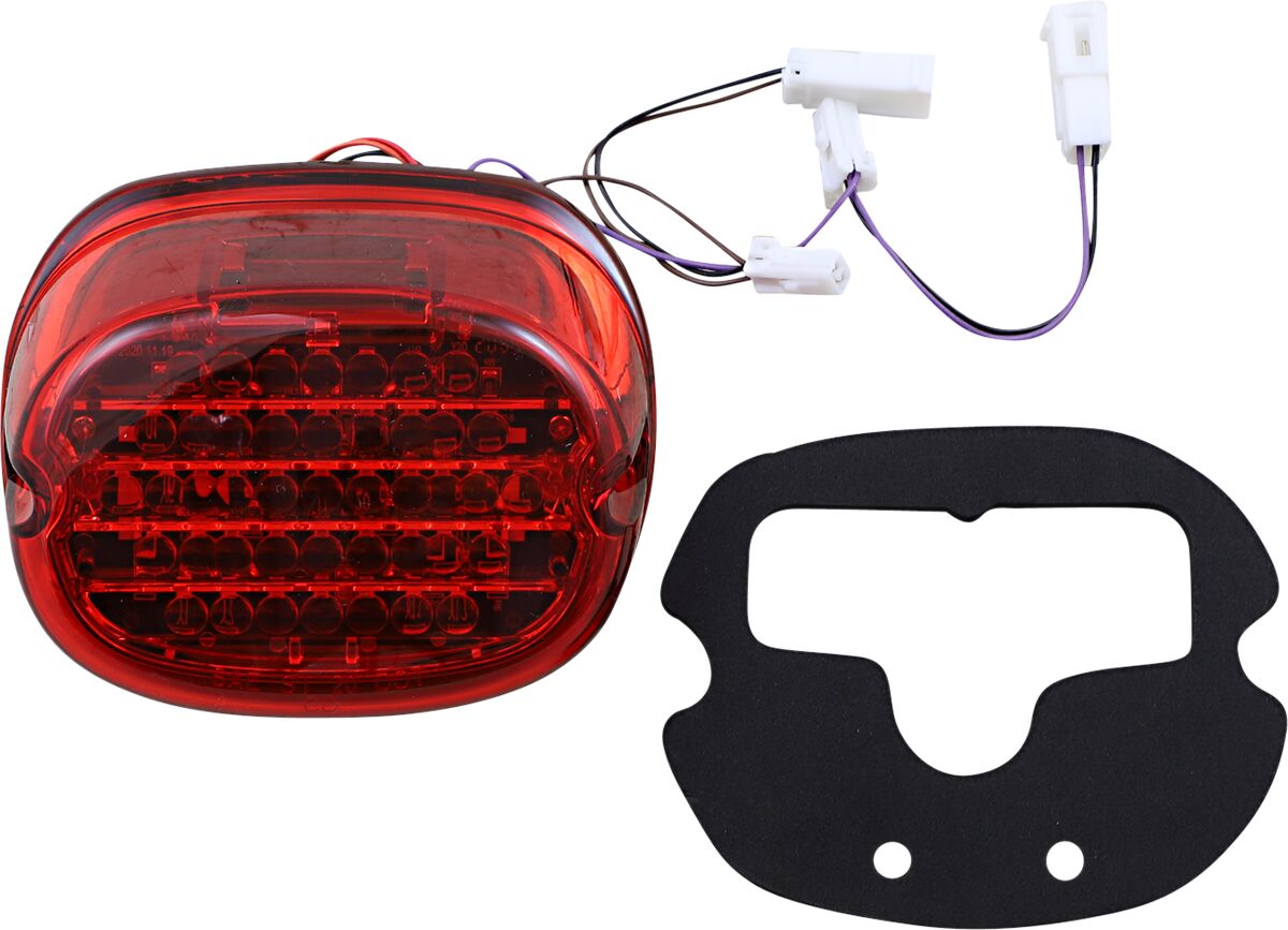 CUSTOM DYNAMICS Low Profile Feu(x) arrière à LED with Integrated Auxiliary Clignotant(s)