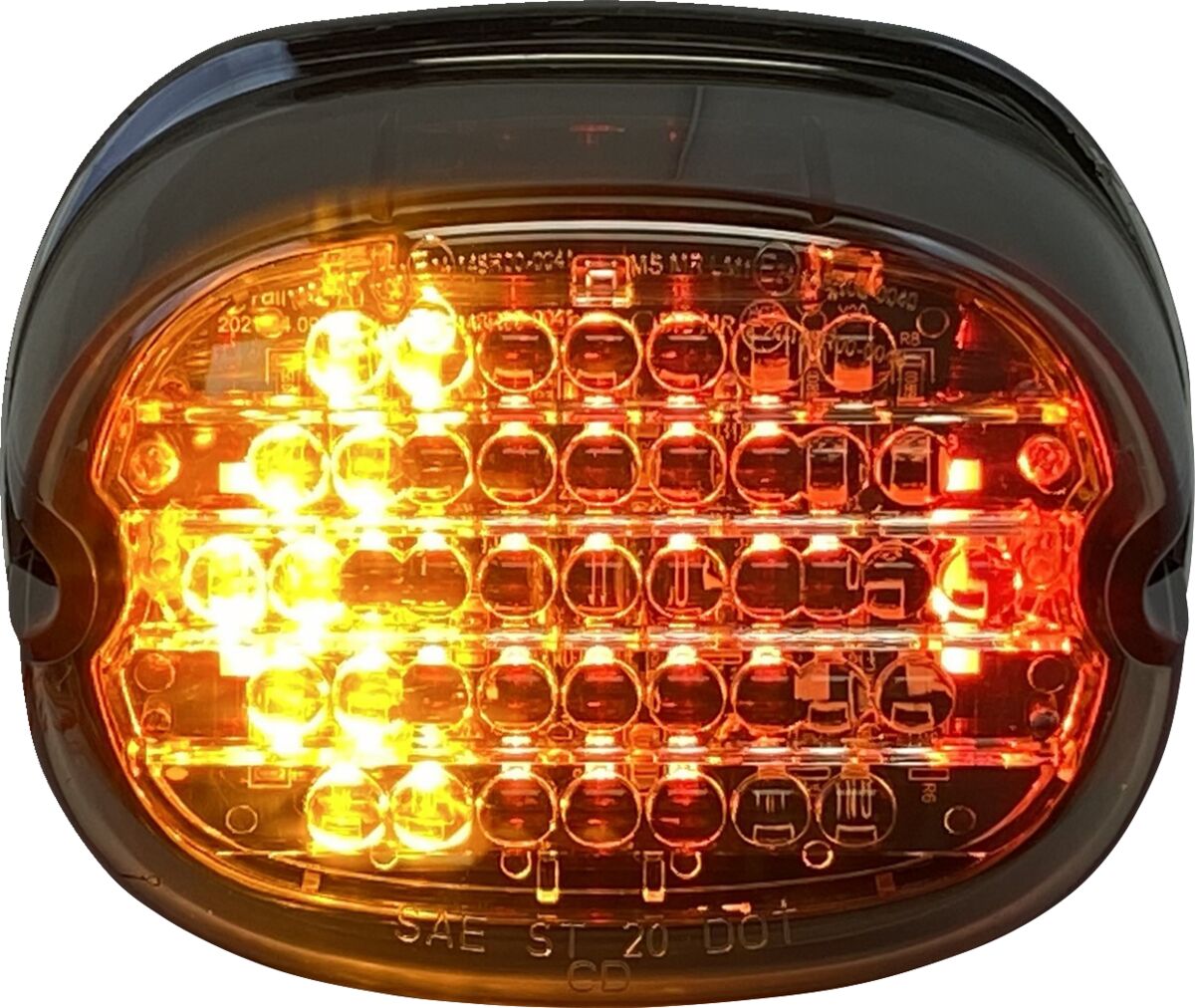 CUSTOM DYNAMICS Low Profile Feu(x) arrière à LED with Integrated Auxiliary Clignotant(s)