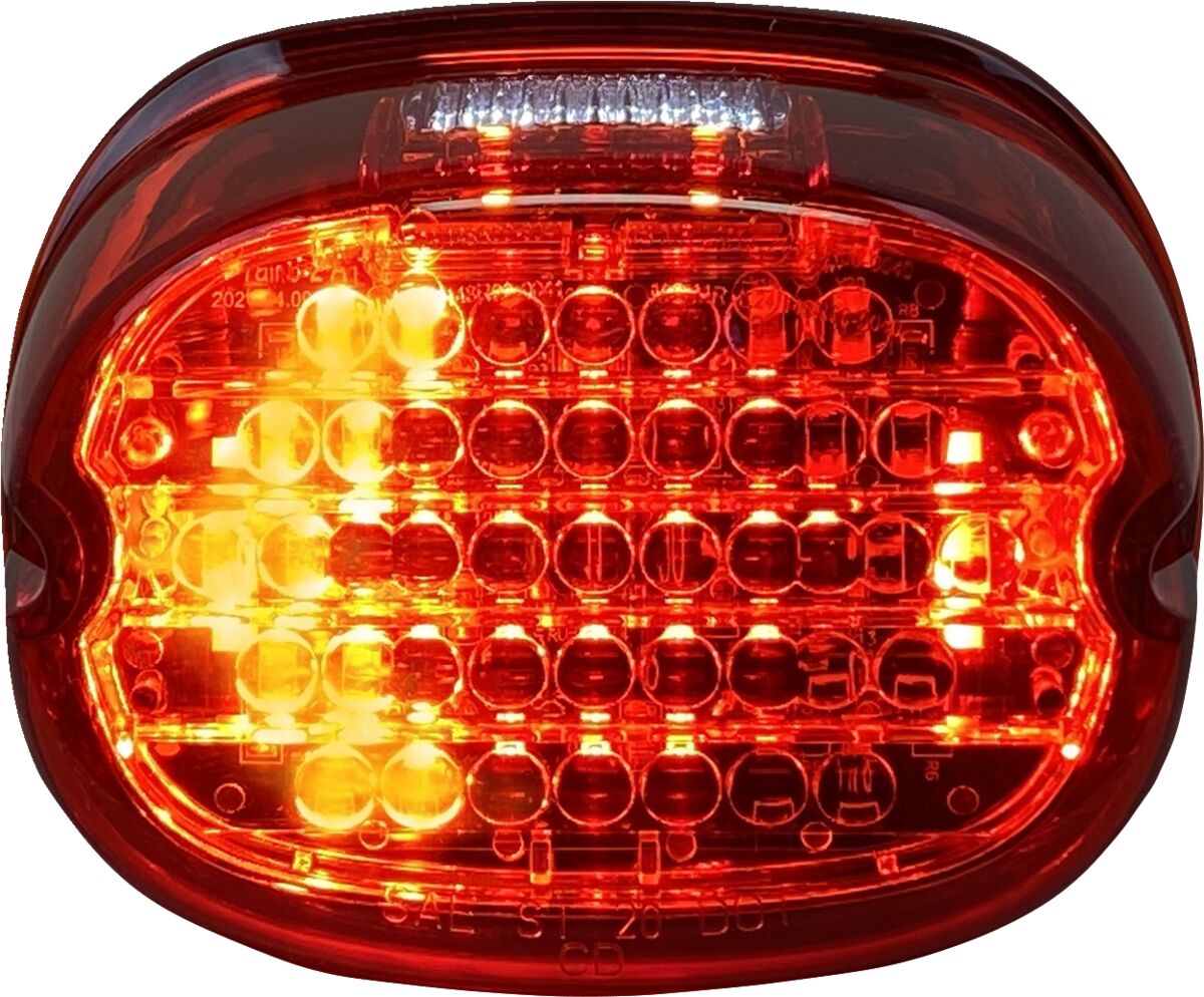 CUSTOM DYNAMICS Low Profile Feu(x) arrière à LED with Integrated Auxiliary Clignotant(s)