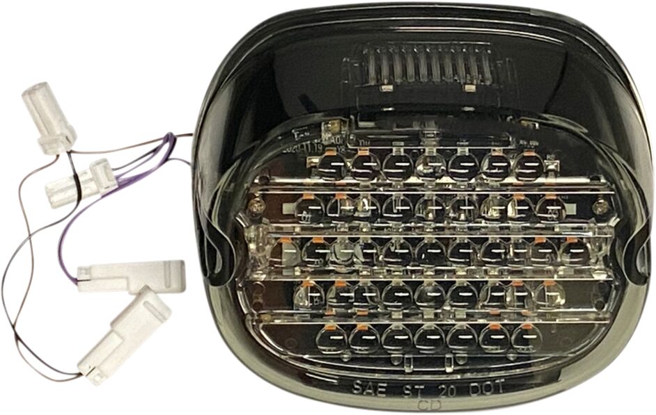 CUSTOM DYNAMICS Low Profile Feu(x) arrière à LED with Integrated Auxiliary Clignotant(s)