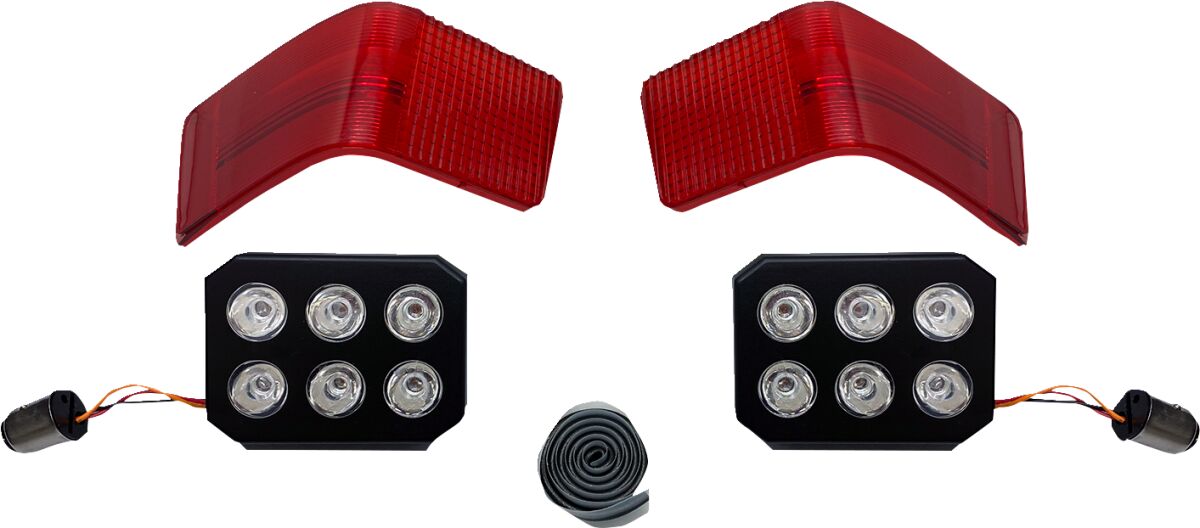 CUSTOM DYNAMICS LED Tour-Pak Run/Feu(x) stop with Optique(s)