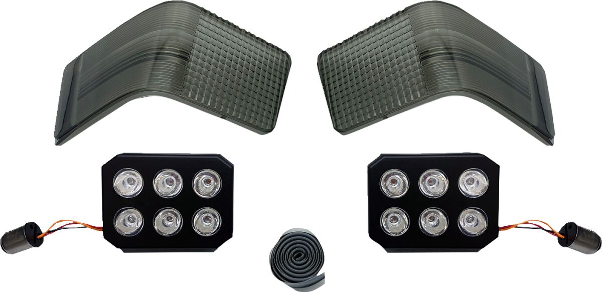 CUSTOM DYNAMICS LED Tour-Pak Run/Feu(x) stop with Optique(s)
