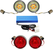 CUSTOM DYNAMICS Complete Front & Rear Clignotant(s) Conversion Kit with Bullet Encadrement(s) Optique(s)