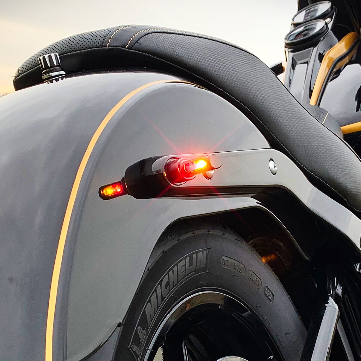 HEINZ BIKES Clignotants de garde-boue 3-en-1 Winglet Micro
